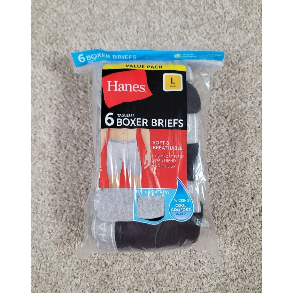 Hanes Underwear Mens Large 36-38